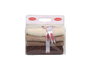 Aucune Juego de 4 toallas de mano - 50 x 90 cm - Crema